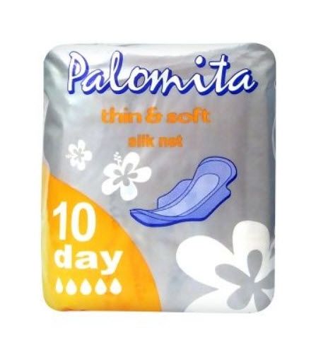 Palomita "Thin & Soft" Дамски превръзки копринено покритие 10бр