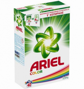 Ariel Color Прах за цветно пране 40 пранета 2.600кг.